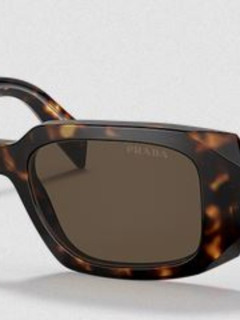Prada Tortoiseshell Brown Lens Cat-Eye Sunglasses